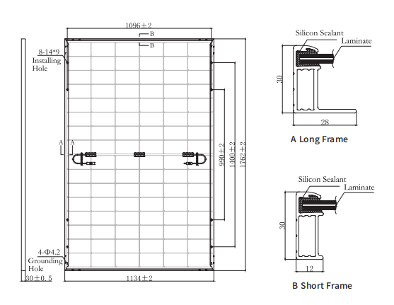 DAS SOLAR 440W BIFACIAL DOUBLE GLASS N TYPE MODULE