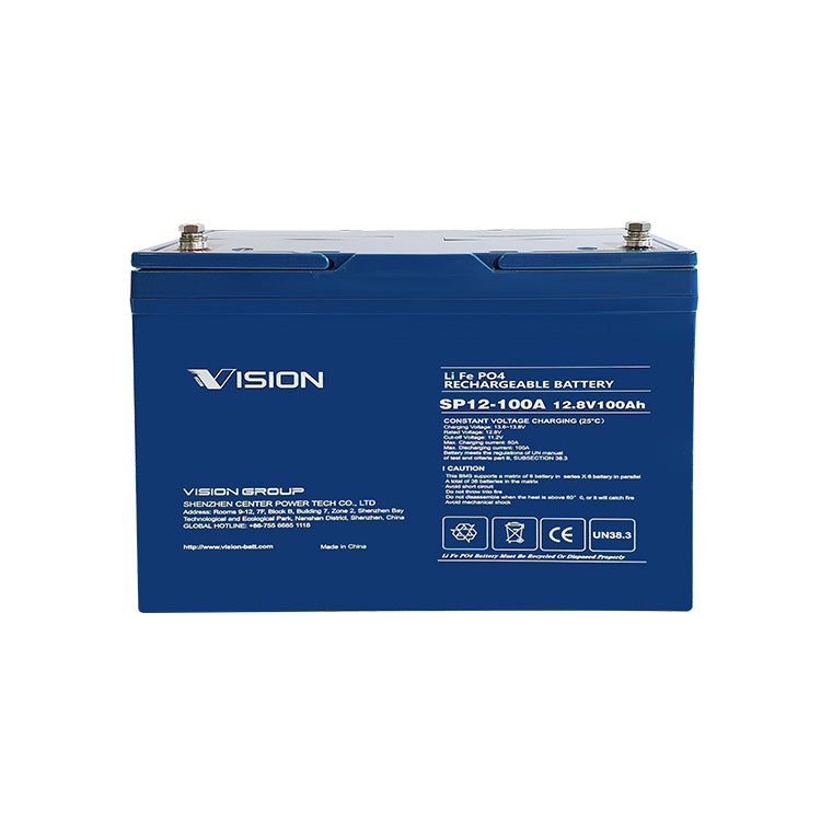 Vision lithium 12 volt 100ah or 200ah battery