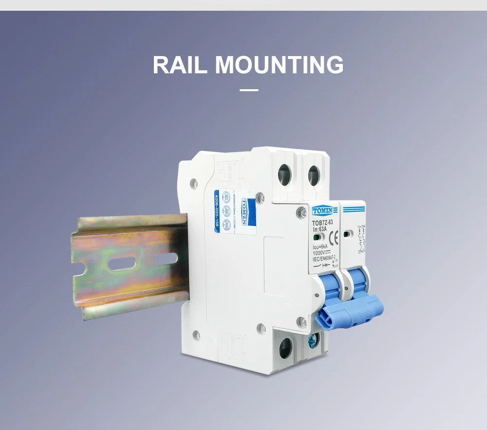 Tomzn D.C MCB circuit breakers